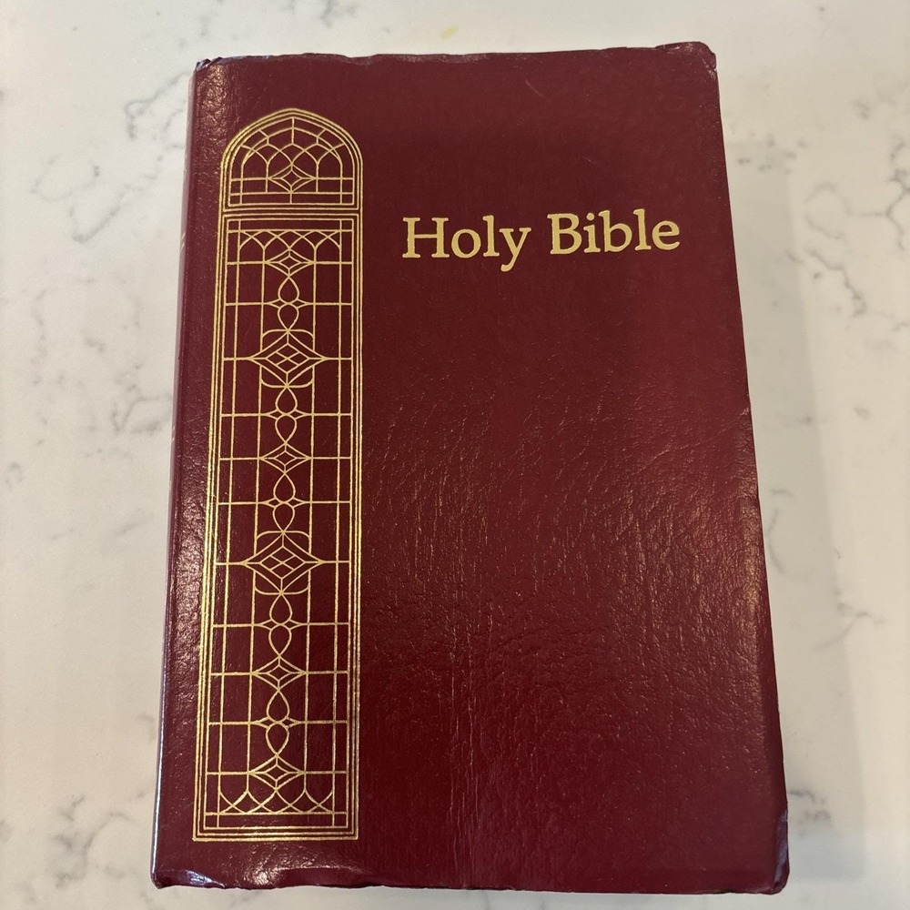 Holy Bible King James Version Giant Print Red Letter Edition Regency Nelson 1990